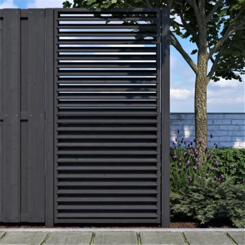 Jaloeziescherm Antraciet Ca. 179 X 88,5 Cm 4 Jaloeziescherm Antraciet Ca. 179 X 88,5 Cm - Afbeelding 4