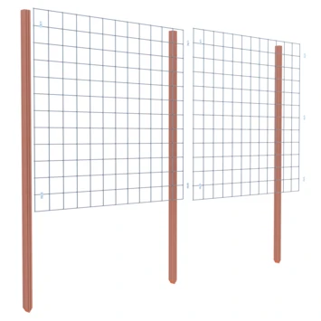 Gaas Startpakket Tuinhek Hardhout 180x180cm 9 Gaas Startpakket Tuinhek Hardhout 180x180cm - Afbeelding 9