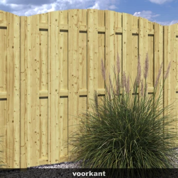 Schutting Jumbo Grenen Toog Ca. 180x180 Cm 3 Schutting Jumbo Grenen Toog Ca. 180x180 Cm - Afbeelding 3