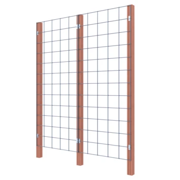 Gaas Startpakket Tuinhek Hardhout 180x75cm 2 Gaas Startpakket Tuinhek Hardhout 180x75cm - Afbeelding 2