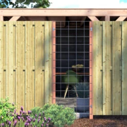 Gaas Startpakket Tuinhek Hardhout 180x75cm 14 Gaas Startpakket Tuinhek Hardhout 180x75cm -Tuingereedschap 123 5303