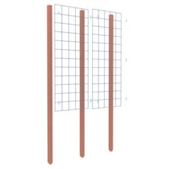 Gaas Startpakket Tuinhek Hardhout 180x75cm 22 Gaas Startpakket Tuinhek Hardhout 180x75cm -Tuingereedschap 123 5311