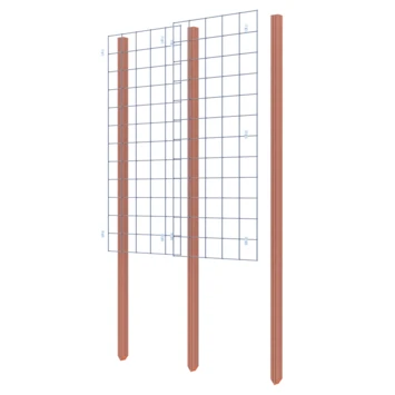 Gaas Startpakket Tuinhek Hardhout 180x75cm 12 Gaas Startpakket Tuinhek Hardhout 180x75cm - Afbeelding 12