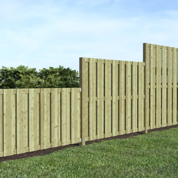 Tuinscherm Grenen Recht 90x180cm 2 Tuinscherm Grenen Recht 90x180cm - Afbeelding 2