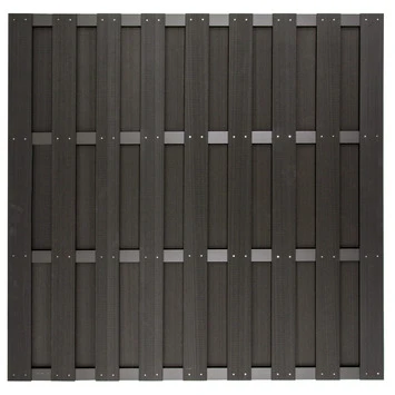 Schutting HKC Antraciet Kunststof Ca. 180x180 Cm 2 Schutting HKC Antraciet Kunststof Ca. 180x180 Cm - Afbeelding 2