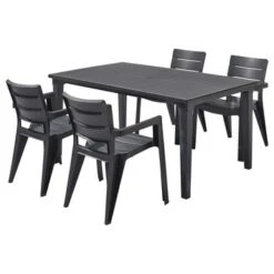 ALLIBERT All Stoel Ibiza Grafiet -Tuingereedschap 123 5824