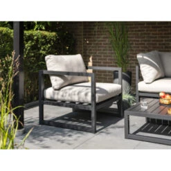 Loungestoel Chelva Antraciet -Tuingereedschap 123 5880