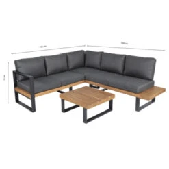 Loungeset Skopelos Eucalyptushout -Tuingereedschap 123 6092