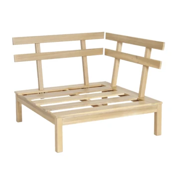 Palletbank Hoekdeel 1 Palletbank Hoekdeel