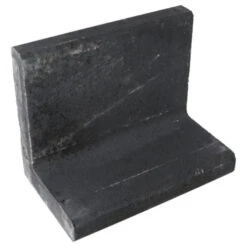 L-element Beton Zwart 50x30x40 Cm -Tuingereedschap 123 6200