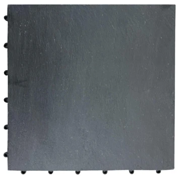 Balkontegel Graniet Zwart 30x30cm 4 Stuks 2 Balkontegel Graniet Zwart 30x30cm 4 Stuks - Afbeelding 2