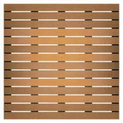 Vlondertegel Glad Hardhout Ca. 100x100 Cm -Tuingereedschap 123 6682