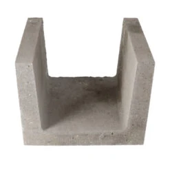 U-element Beton Grijs 40x40x50 Cm -Tuingereedschap 123 6770